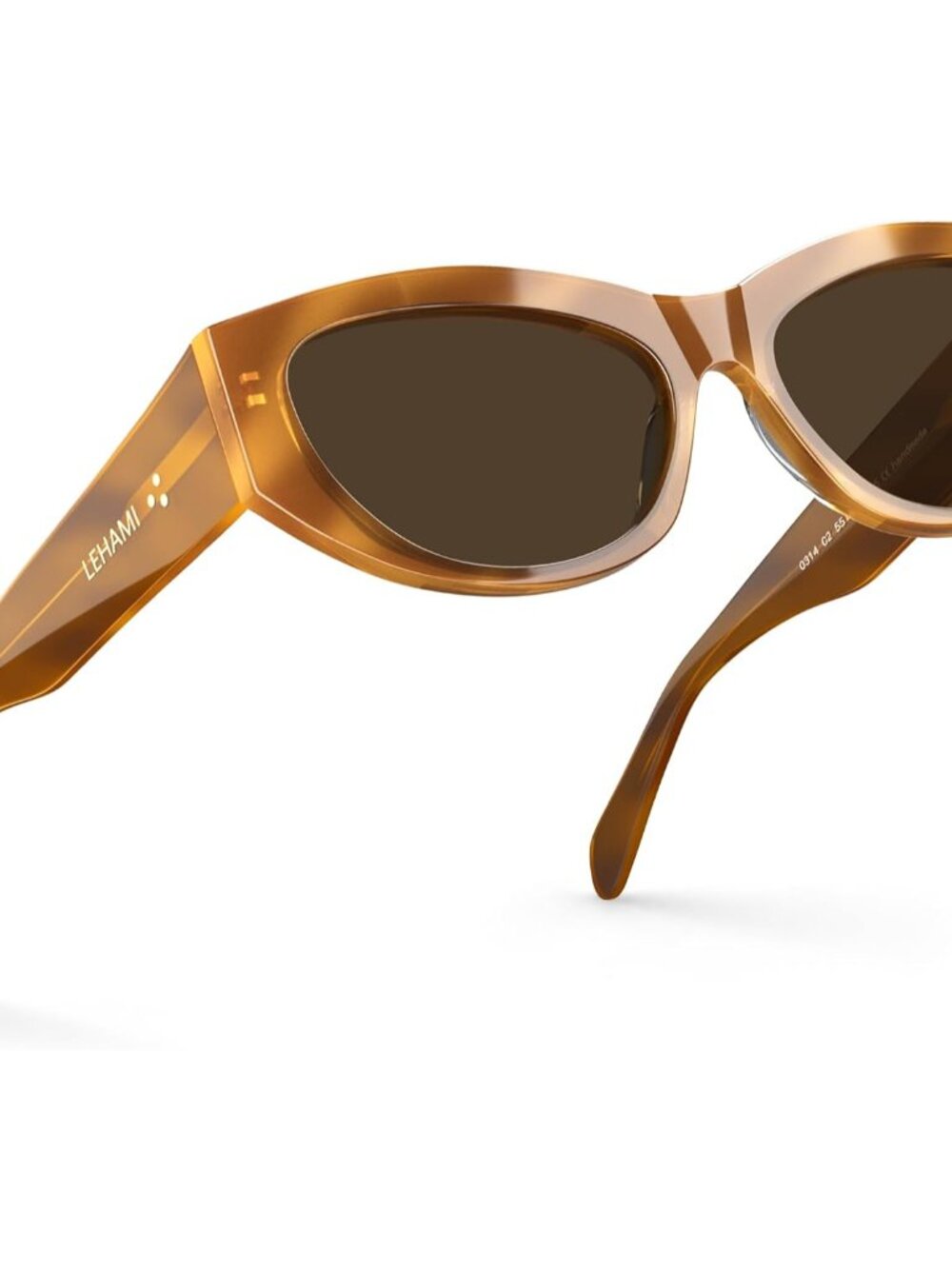 Lightweight Cat Eye Sunglasses with Polarization and Anti-Glare for Women